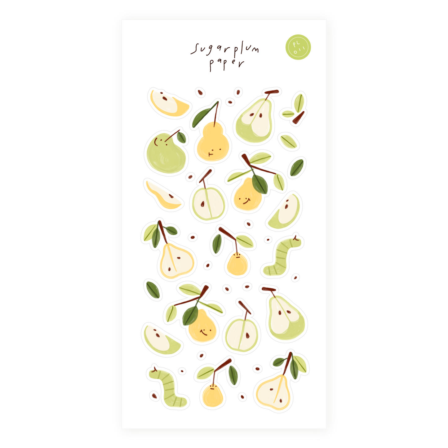 Garden Pears - Paper Sticker Sheet