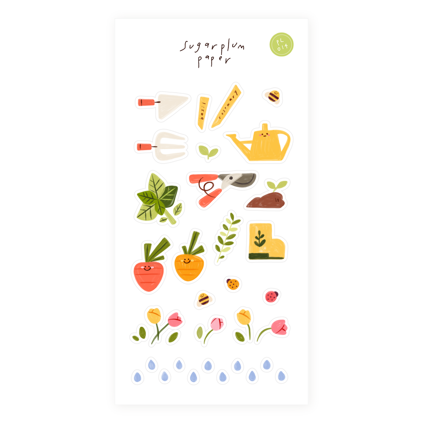 Spring Garden - Paper Sticker Sheet