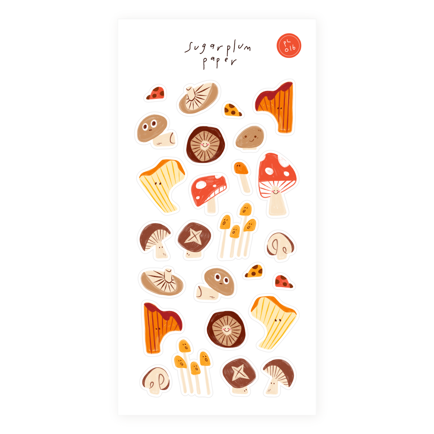 Mushroom Frens - Paper Sticker Sheet