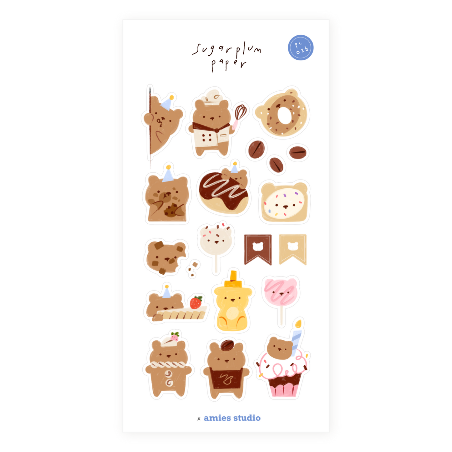 Benji Bakery - Paper Sticker Sheet