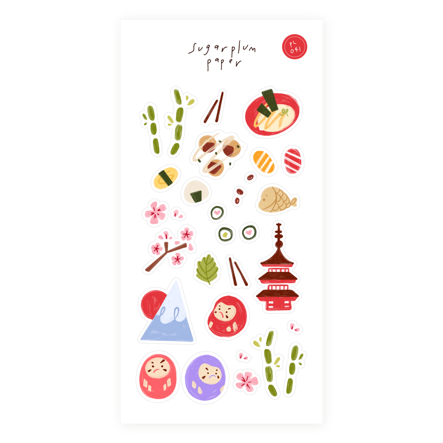 Japan - Paper Sticker Sheet