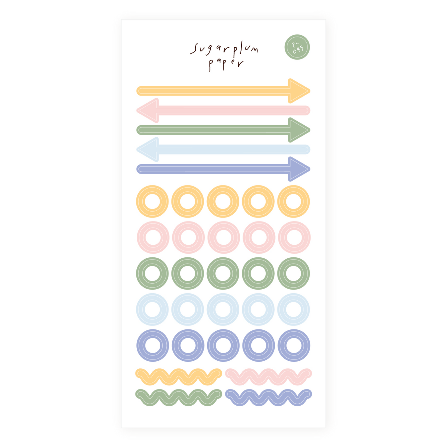 Basics 1 - Paper Sticker Sheet