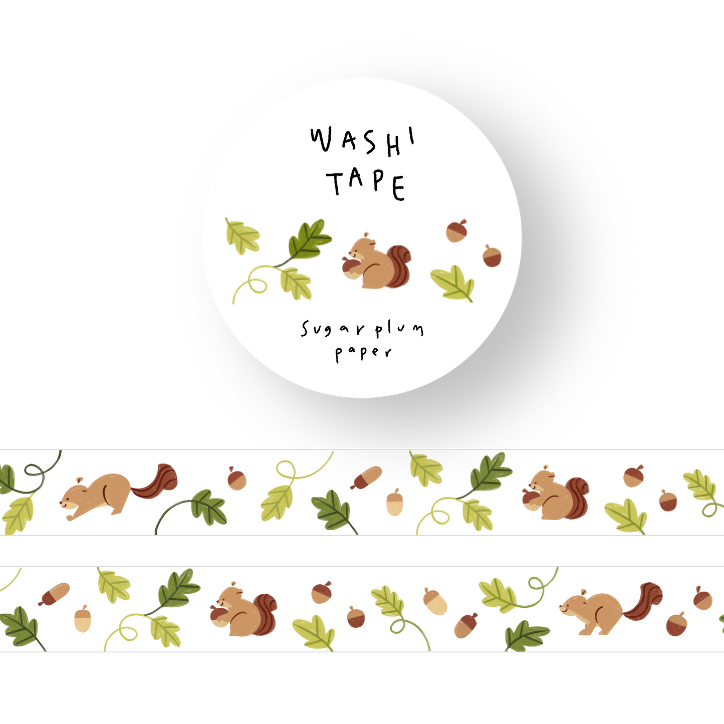 Acorn - Washi Tape - 15mm x 10m