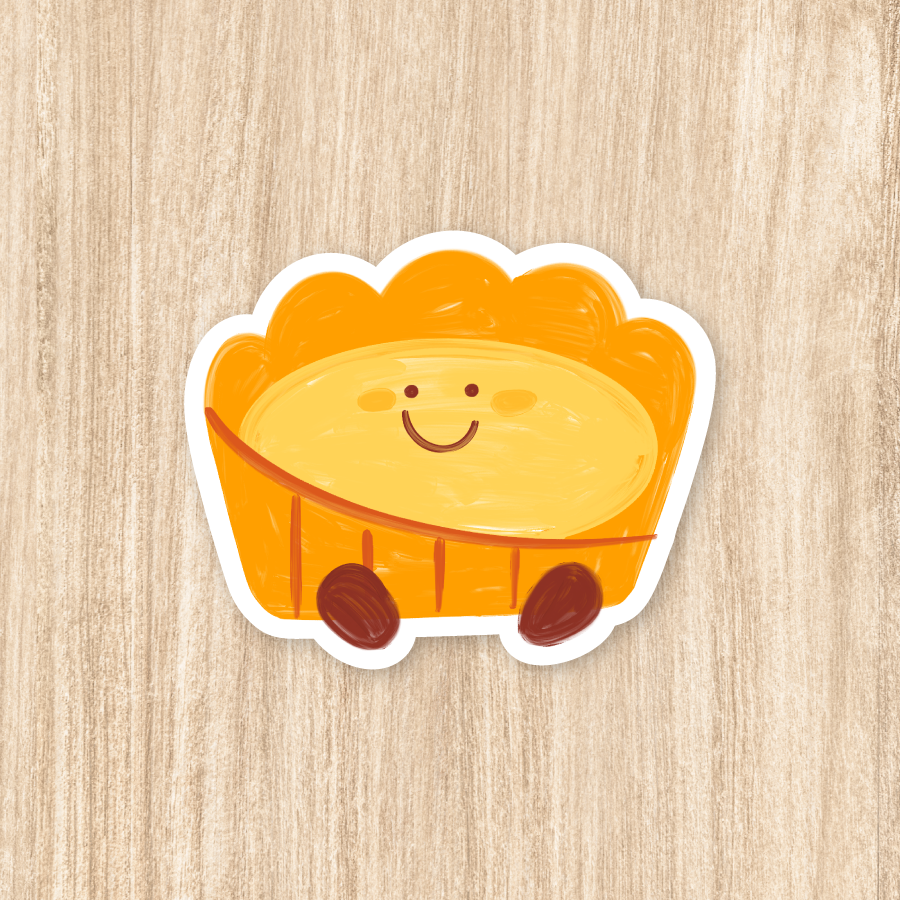 Egg Tart - Vinyl Sticker