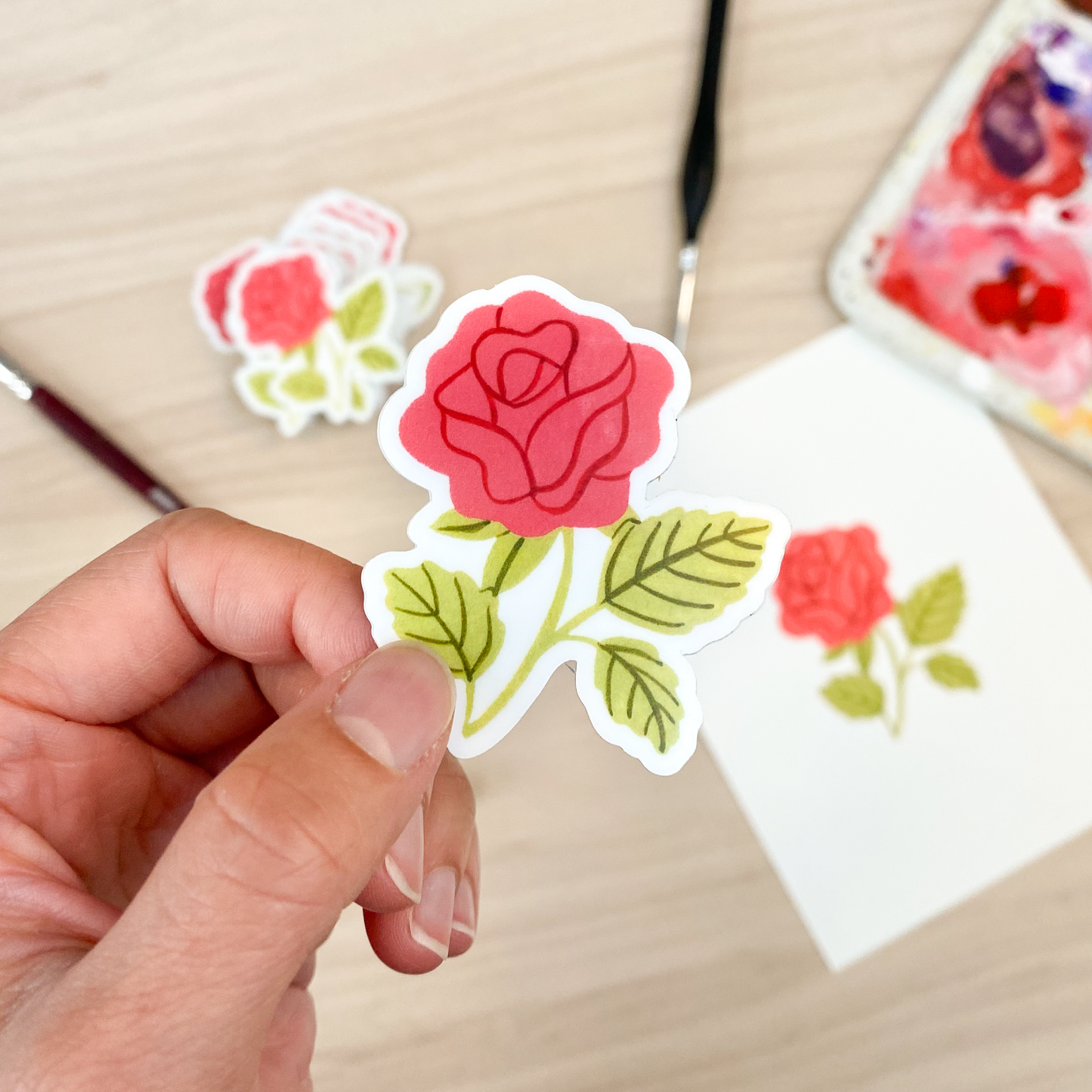 Rose - Vinyl Sticker