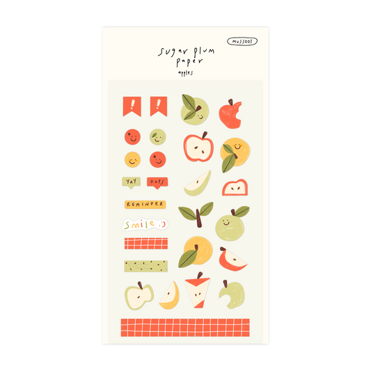 Apple - Matte Vinyl Sticker Sheet