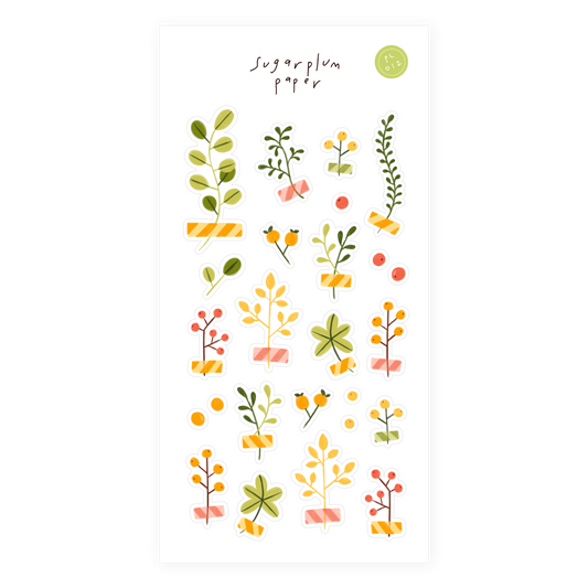 Field Clippings - Paper Sticker Sheet