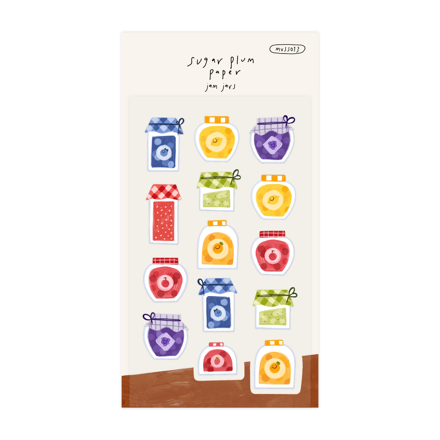 Jam Jars - Matte Vinyl Sticker Sheet