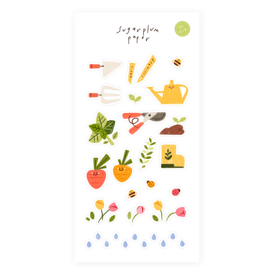 Spring Garden - Paper Sticker Sheet