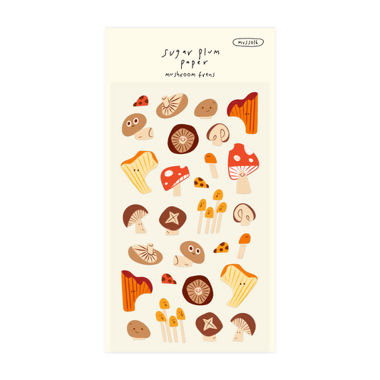 Mushroom Frens - Matte Vinyl Sticker Sheet
