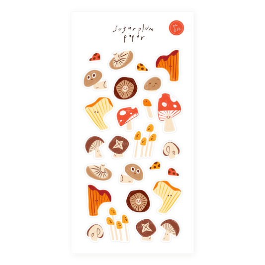 Mushroom Frens - Paper Sticker Sheet