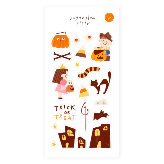 Trick or Treat - Paper Sticker Sheet