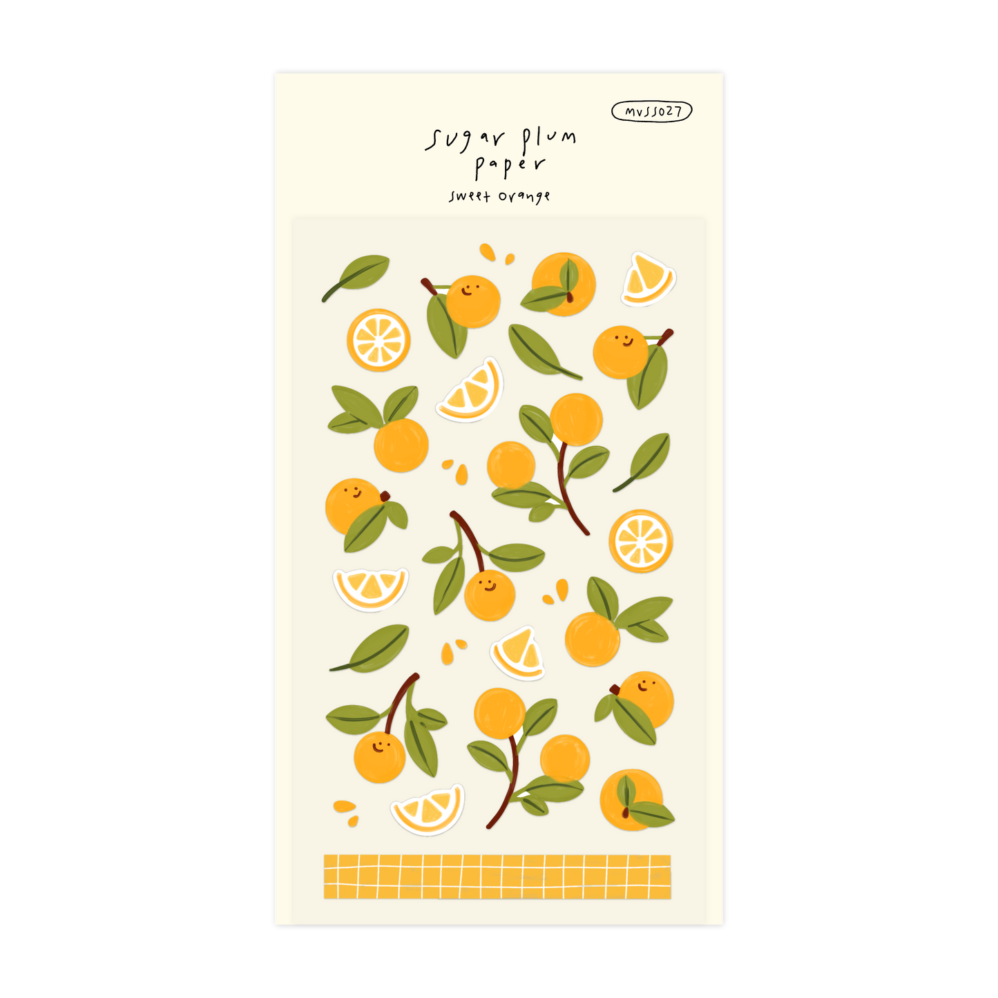 Sweet Orange - Matte Vinyl Sticker Sheet