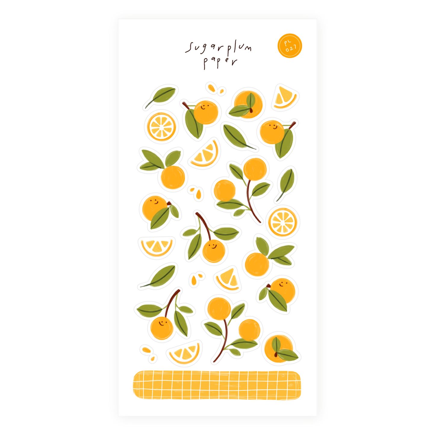 Sweet Orange - Paper Sticker Sheet