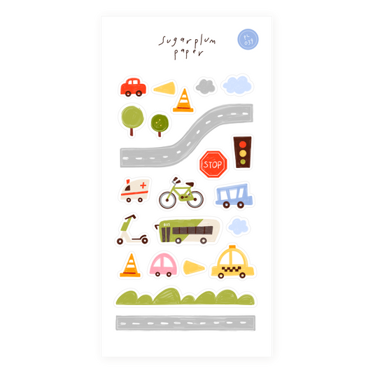 Cars - Paper Sticker Sheet