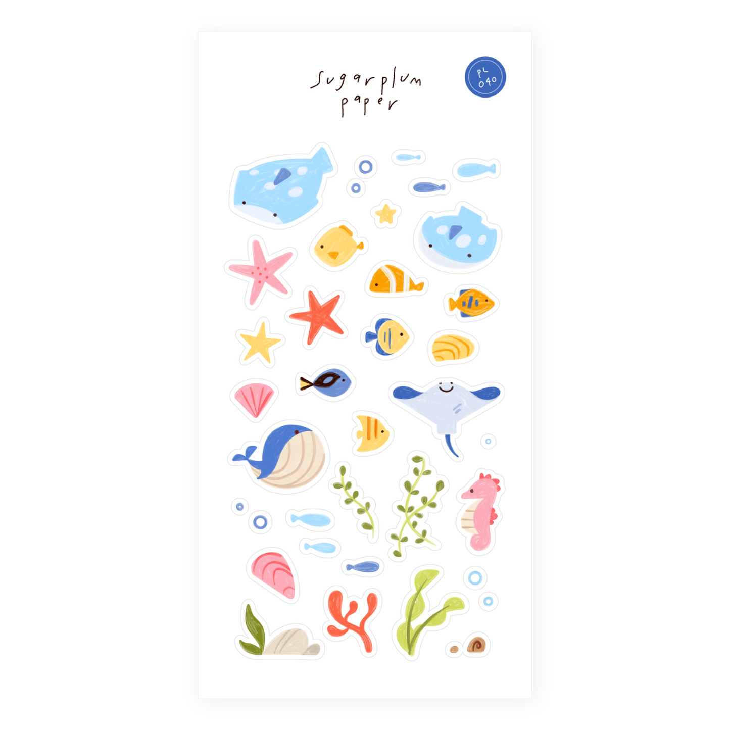 Under the Sea - Paper Sticker Sheet