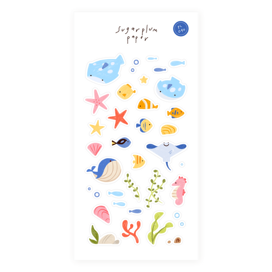Under the Sea - Paper Sticker Sheet