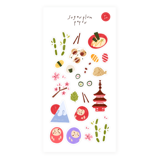 Japan - Paper Sticker Sheet
