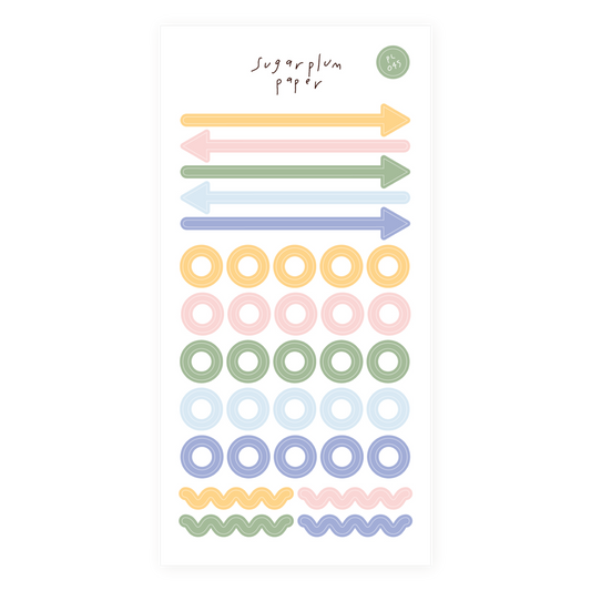 Basics 1 - Paper Sticker Sheet