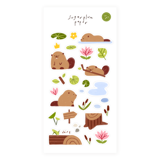 Pond Rules - Paper Sticker Sheet