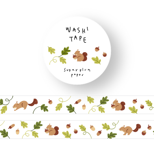Acorn - Washi Tape - 15mm x 10m