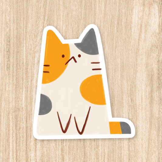 Calico Cat - Vinyl Sticker