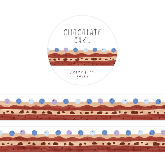 Chocolate Cake - Washi Tape - 15mm x 10m