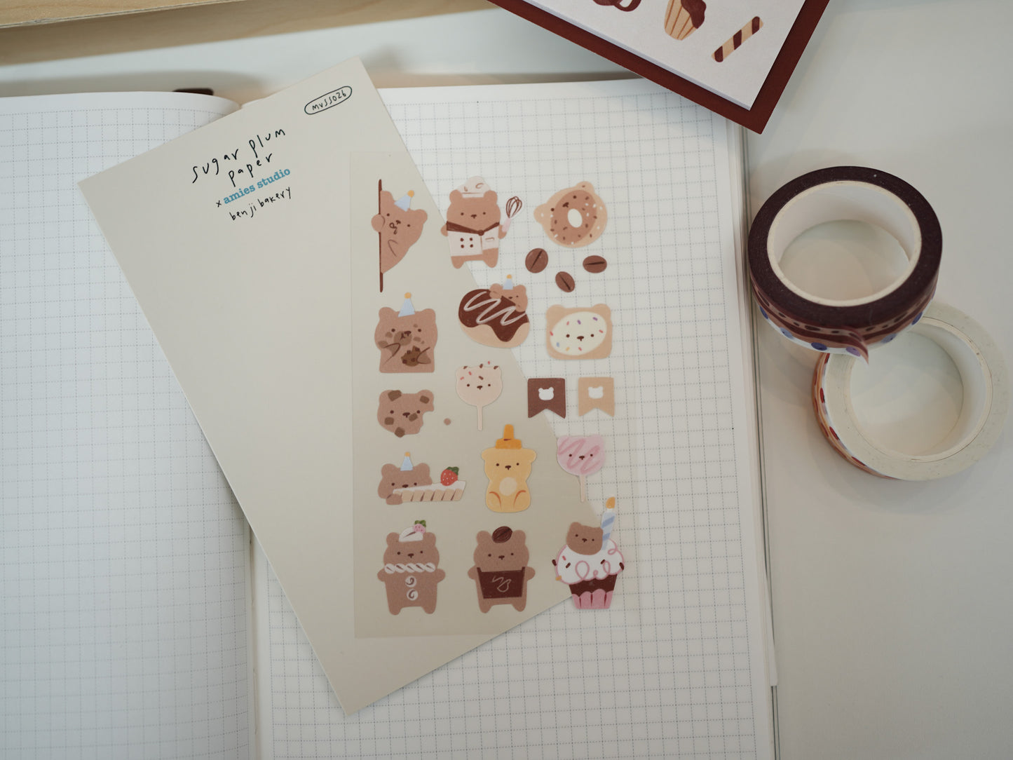 Benji Bakery - Matte Vinyl Sticker Sheet