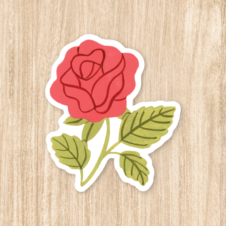 Rose - Vinyl Sticker