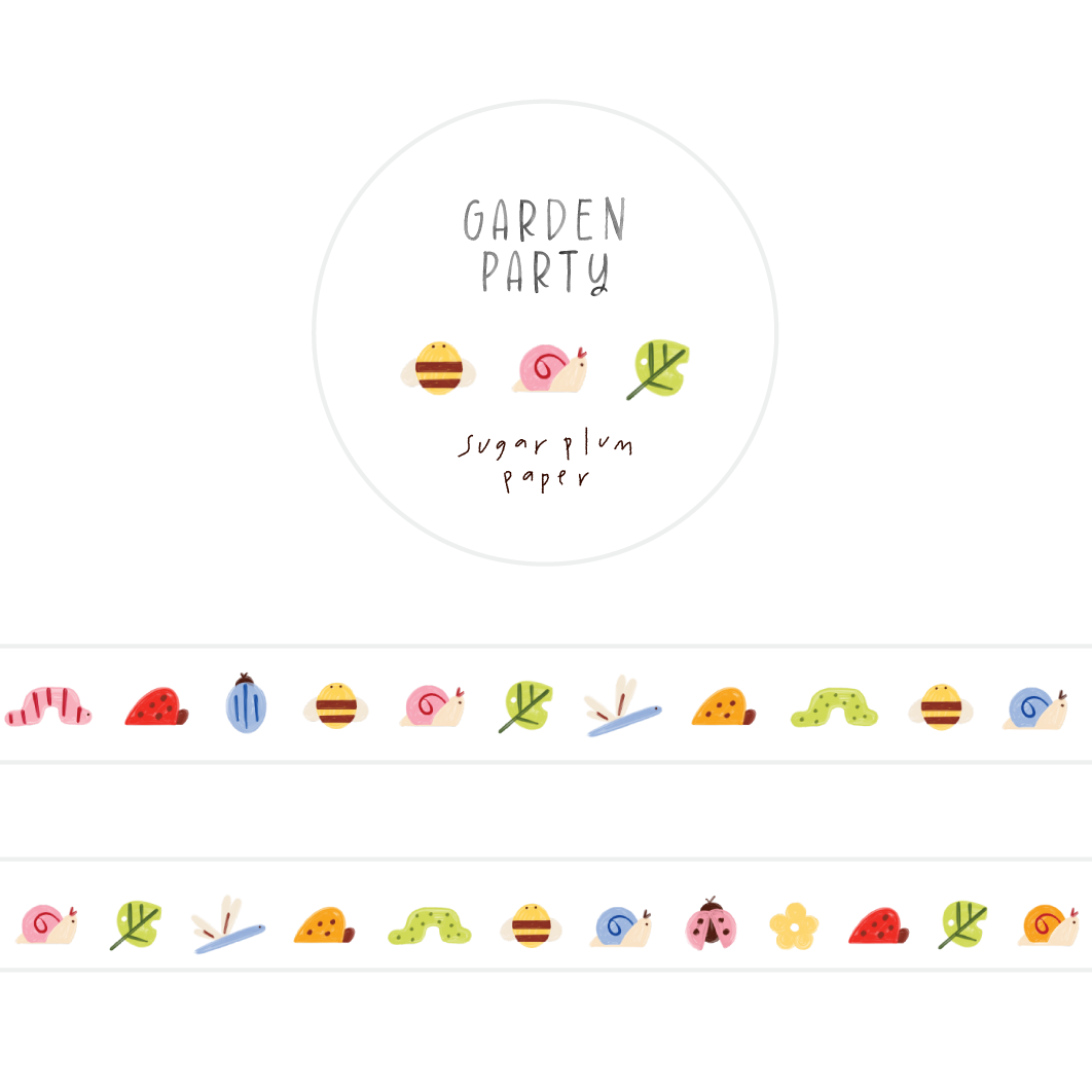 Garden Party - Washi Tape - 10mm x 10m