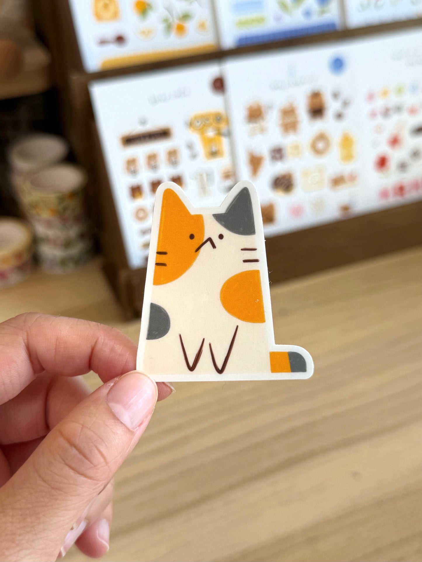 Calico Cat - Vinyl Sticker