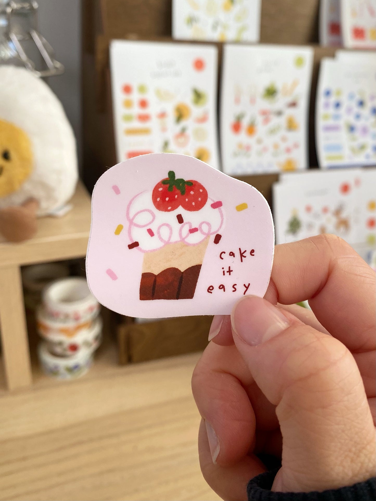 "Cake it Easy" - Vinyl Sticker