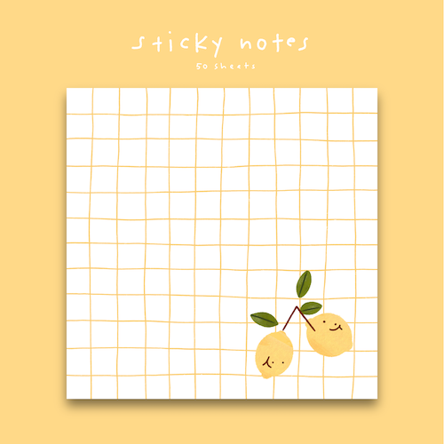 Gridded POST-IT® Notes | 3X3"