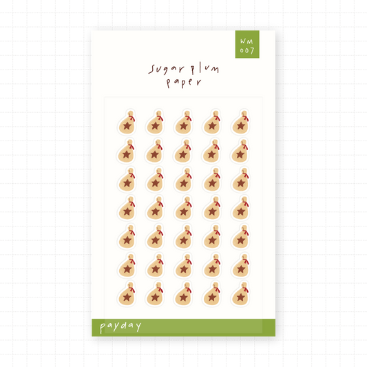 Payday - Mini Washi Sticker Sheet