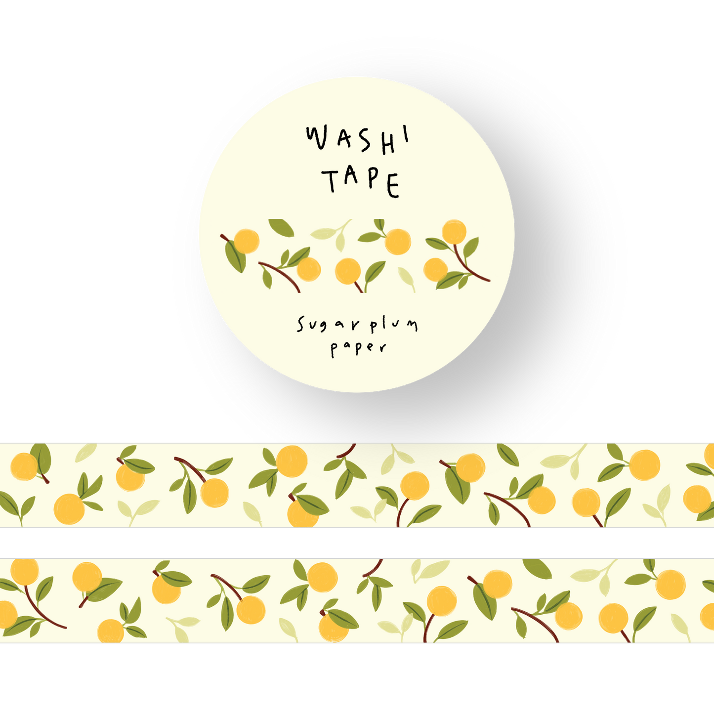 Orange Blossom - Washi Tape - 15mm x 10m