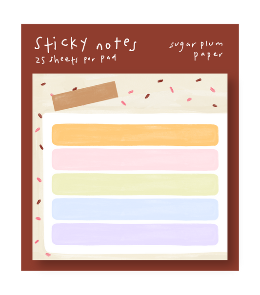 Confetti Cake - Blank POST-IT® Notes - 3X3"