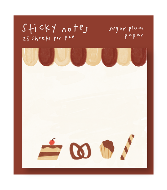 Bakery - Blank POST-IT® Notes - 3X3"
