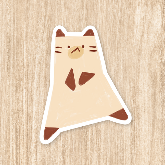Siamese Cat - Vinyl Sticker