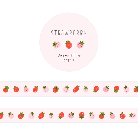 Strawberries - Washi Tape - 10mm x 10m