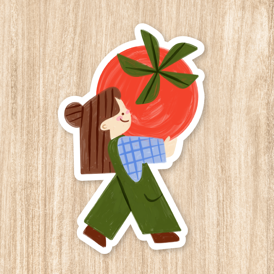 Tomato Farmer - Vinyl Sticker