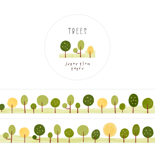 Trees - Washi Tape - 15mm x 10m