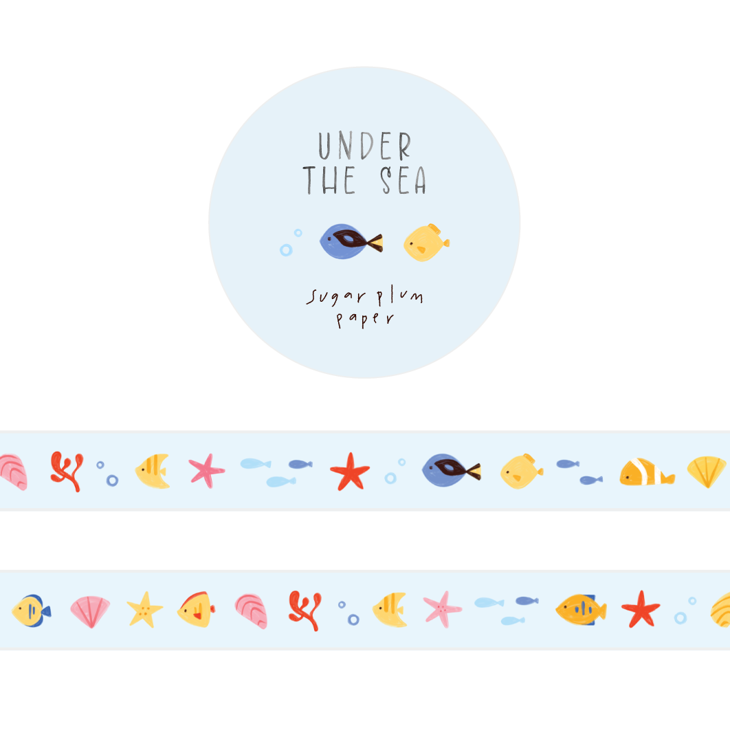 Under the Sea - Washi Tape - 10mm x 10m
