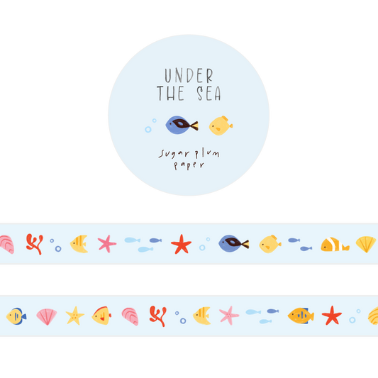 Under the Sea - Washi Tape - 10mm x 10m