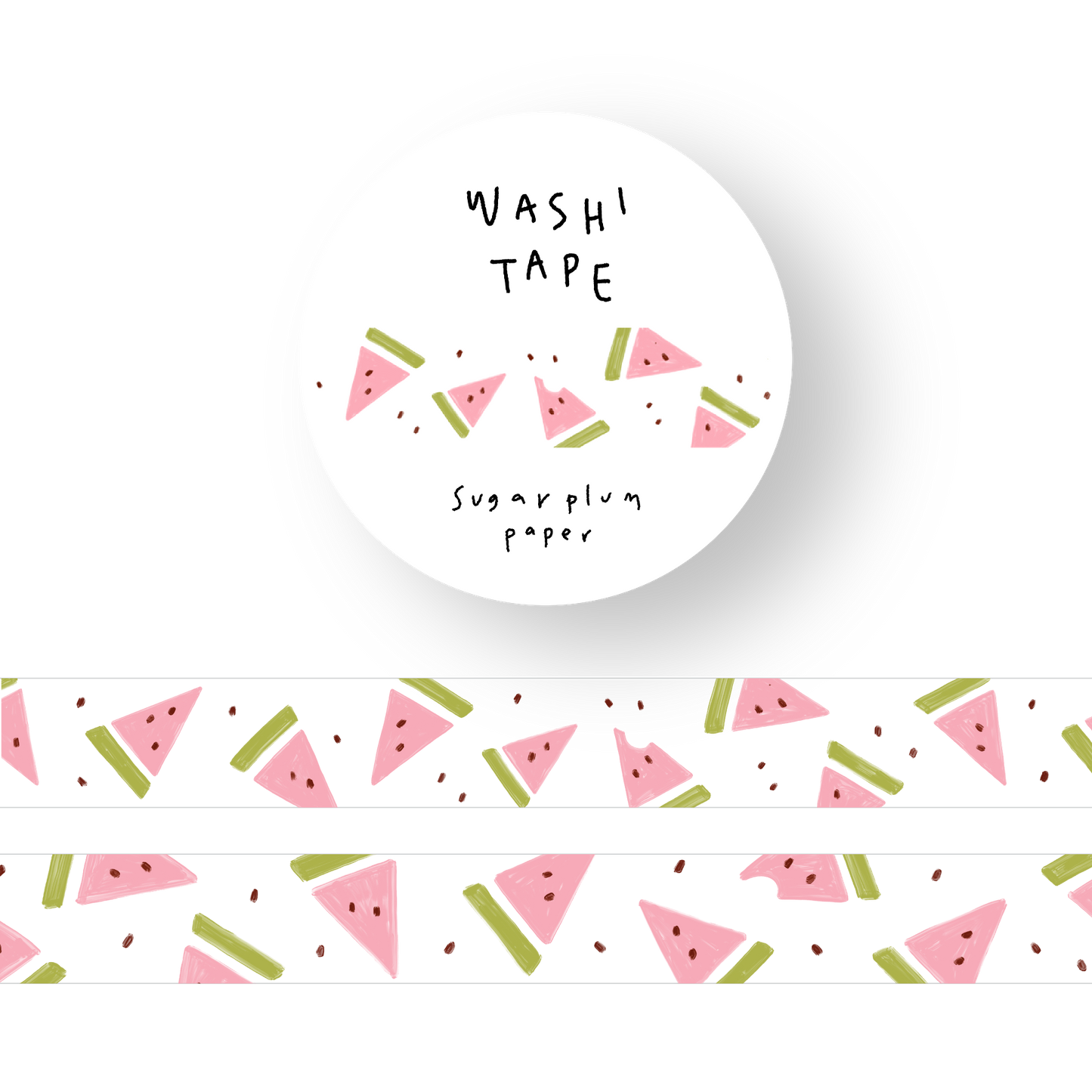 Watermelon - Washi Tape - 15mm x 10m